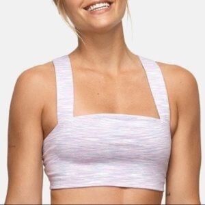 Outdoor Voices Freeform Cream Sports Bra